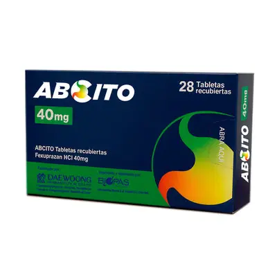 Abcito 40 mg tabletas recubiertas x 28 unidades
