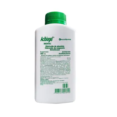 Acibiogel Aluminio suspensión 6 % frasco 360 ml
