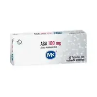 Ácido acetilsalicílico 100 mg x 30 tabletas Recipe