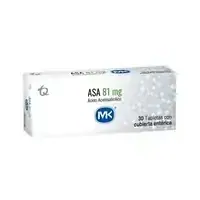Ácido acetilsalicílico 81 mg x 30 tabletas Recipe