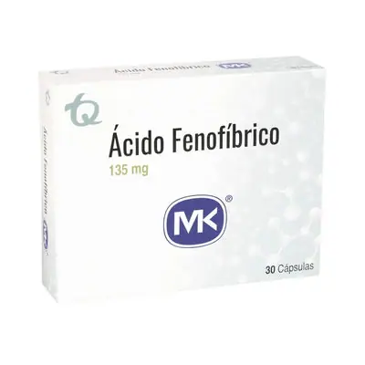 Ácido fenofíbrico 135 mg caja x 30 cápsulas MK