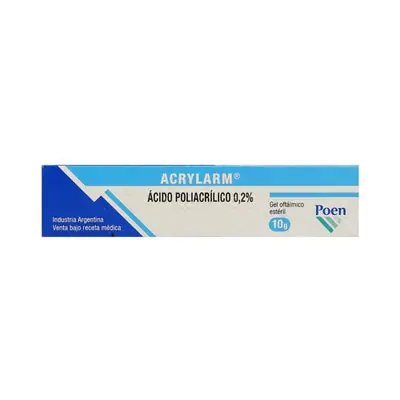 Acrylarm gel oftálmico, caja x 10 g
