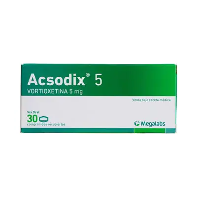 Acsodix tabletas 5 mg, caja x 30 unidades