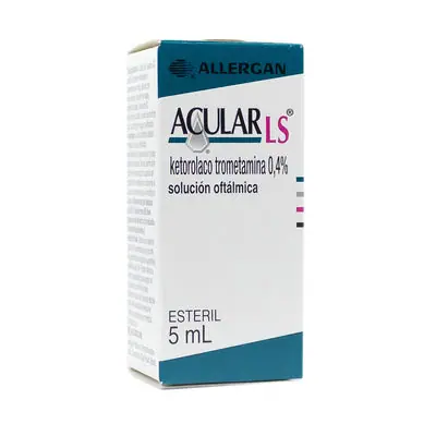 Acular LS 0,4 % solución oftálmica en gotas, frasco de 5 ml
