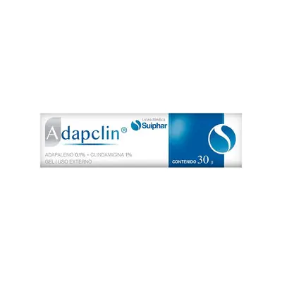 Adapclin gel tópico 0.1 %/1 % tubo 30 g