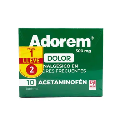 Adorem tabletas 500 mg caja