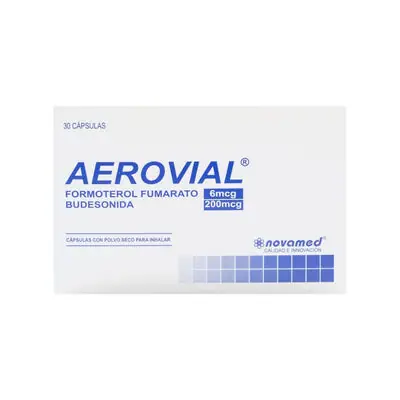 Aerovial cápsulas 200 mcg, caja x 30 unidades (Novamed)