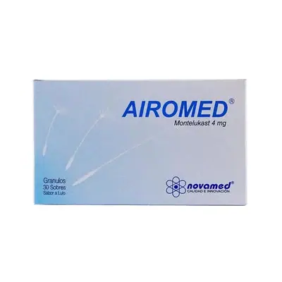 Airomed sobres 4 mg, caja x 30 unidades (Novamed)