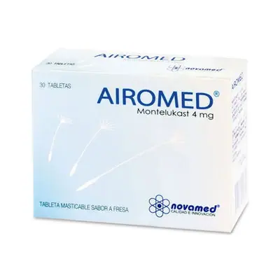 Airomed tabletas 4 mg, caja x 30 unidades (Novamed)