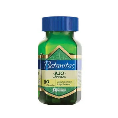 Ajo Botanitas cápsulas 480 mg, frasco x 80 unidades