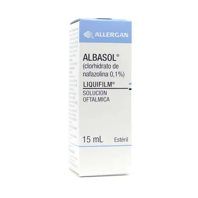 Albasol solución oftálmica en gotas, frasco de 15 ml