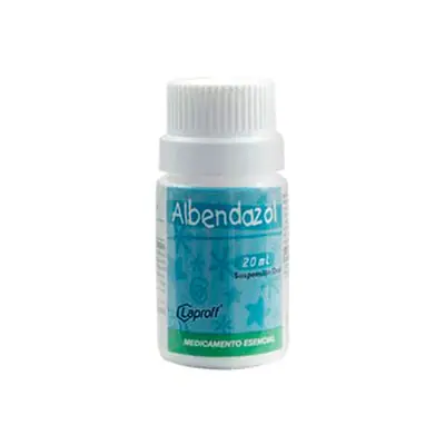 Albendazol Laproff 400 mg/20 ml, frasco de 20 ml