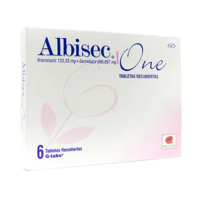 Albisec One G tabletas, caja x 6 unidades