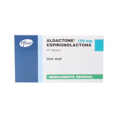 Aldactone tabletas 100 mg, caja x 30 unidades