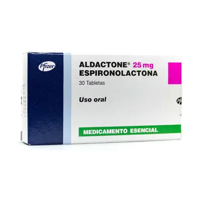 Aldactone tabletas 25 mg, caja x 30 unidades