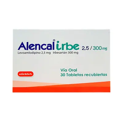 Alencal Irbe tabletas 2.5 mg/300 mg caja x 30 unidades – Closter Pharma