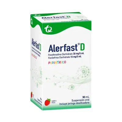 Alerfast D pediátrico suspensión, frasco de 90 ml