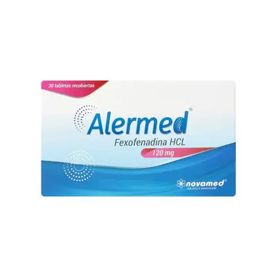 Alermed tabletas 120 mg, caja x 30 unidades (Novamed)