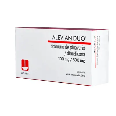 Alevian Duo 100/300 mg cápsulas, caja x 32 unidades