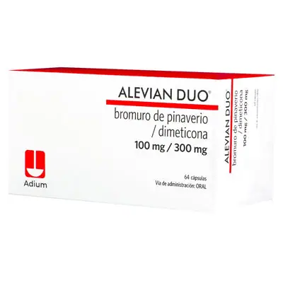 Alevian Duo 100 mg/300 mg cápsulas, caja x 64 unidades