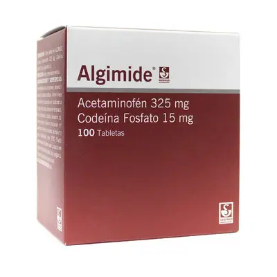 Algimide tabletas 325/15 mg caja x 100 unidades