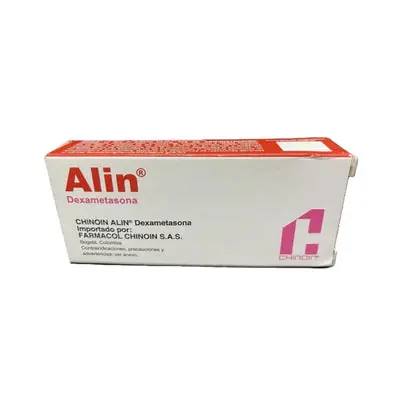 Alin dexametasona solución inyectable 8 mg caja 1 x 2 ml
