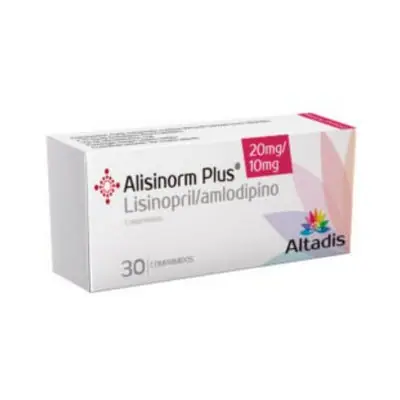 Alisinorm Plus 20/10 mg - tabletas - caja x 30 unidades