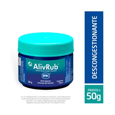 Alivrub ungüento pote 50 g