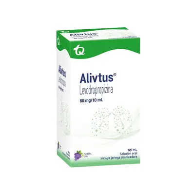 Alivtus jarabe 60 mg / 10 ml, frasco de 120 ml