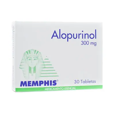 Alopurinol Memphis tabletas 300 mg, caja x 30 unidades