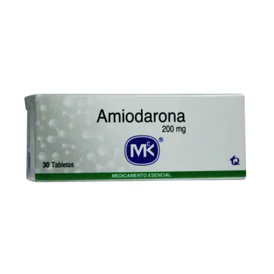 Amiodarona Mk tabletas 200 mg caja x 30 unidades