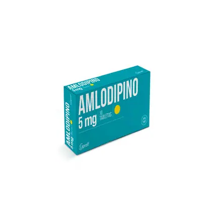 Amlodipino Laproff tabletas 5 mg, caja x 10 unidades