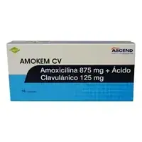 Amokem CV 875 mg/125 mg - tabletas - envase de 14 tabletas