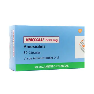 Amoxal cápsulas 500 mg, caja x 30 unidades