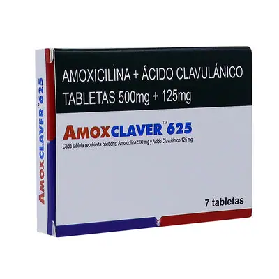Amoxclaver 625 tabletas caja x 7 unidades – Coaspharma