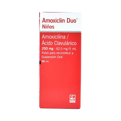 Amoxiclin Duo Niños polvo para suspensión (jarabe) frasco 90 ml