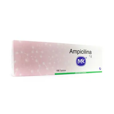 Ampicilina 1 g, caja x 100 tabletas (Coaspharma)