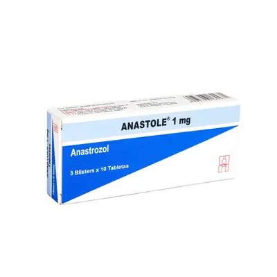 Anastole (anastrozol) tabletas 1 mg caja x 30 unidades