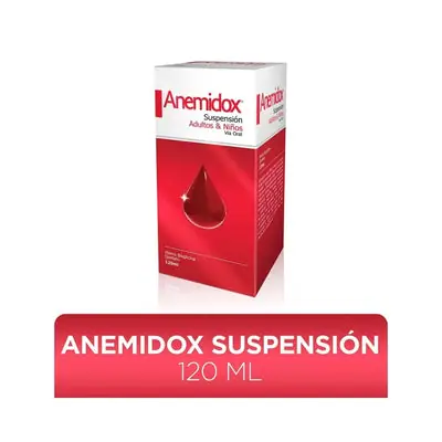 Anemidox suspensión caja x 120 ml
