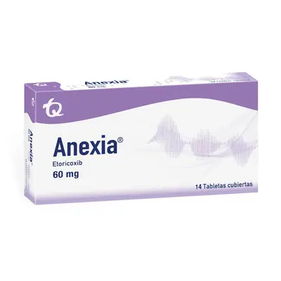 Anexia tabletas 60 mg, caja x 14 unidades