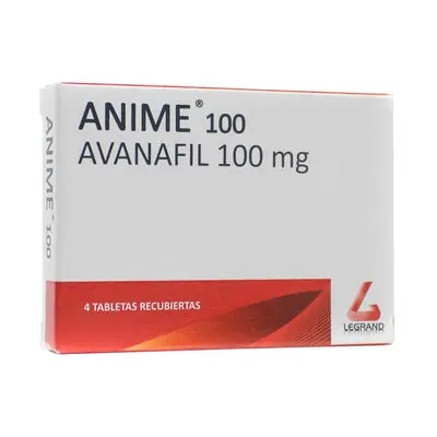 Anime tabletas 100 mg caja x 4 unidades