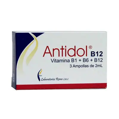Antidol B12 ampollas caja 3 x 2 ml