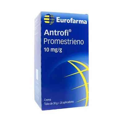 Antrofi crema vaginal 10 mg caja 30 g