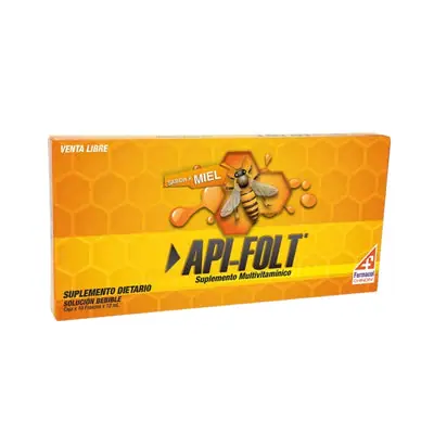 Api-folt ampollas bebibles caja x 10 unidades