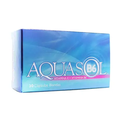 Aquasol B6 cápsulas caja x 30 unidades