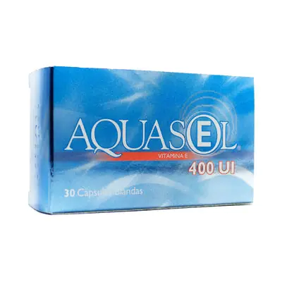 Aquasol-E cápsulas 400 UI caja x 30 unidades