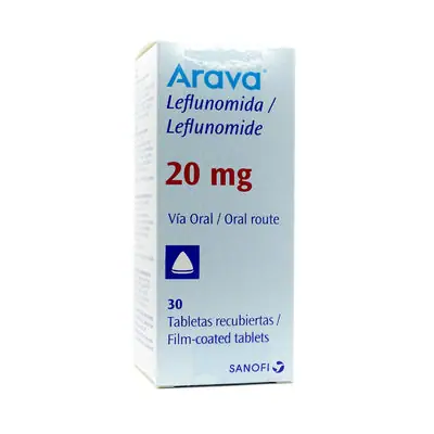Arava tabletas 20 mg caja x 30 unidades