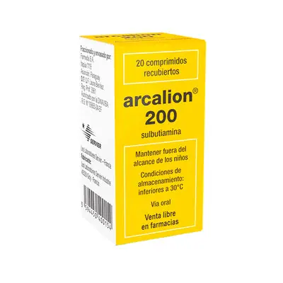 Arcalion comprimidos 200 mg caja x 20 unidades