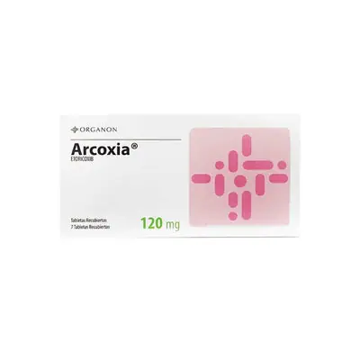 Arcoxia 120 mg tabletas, caja con 7 tabletas