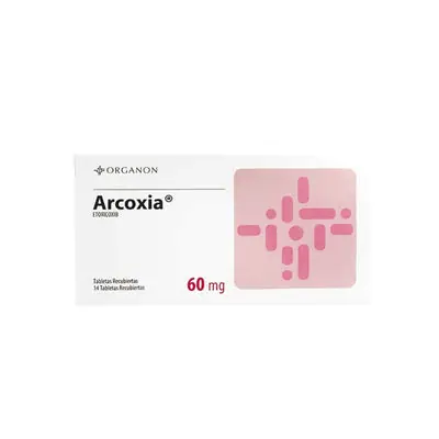 Arcoxia 60 mg tabletas, caja con 14 tabletas